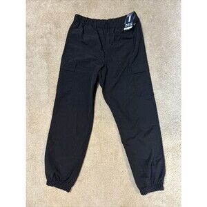 DSG Girls Black Jogger Size XL(16), High-Rise, Relaxed Fit, Full Length, Pockets